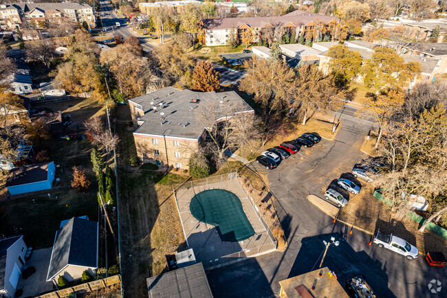 Aerial Photo - Broadway Village Apartments