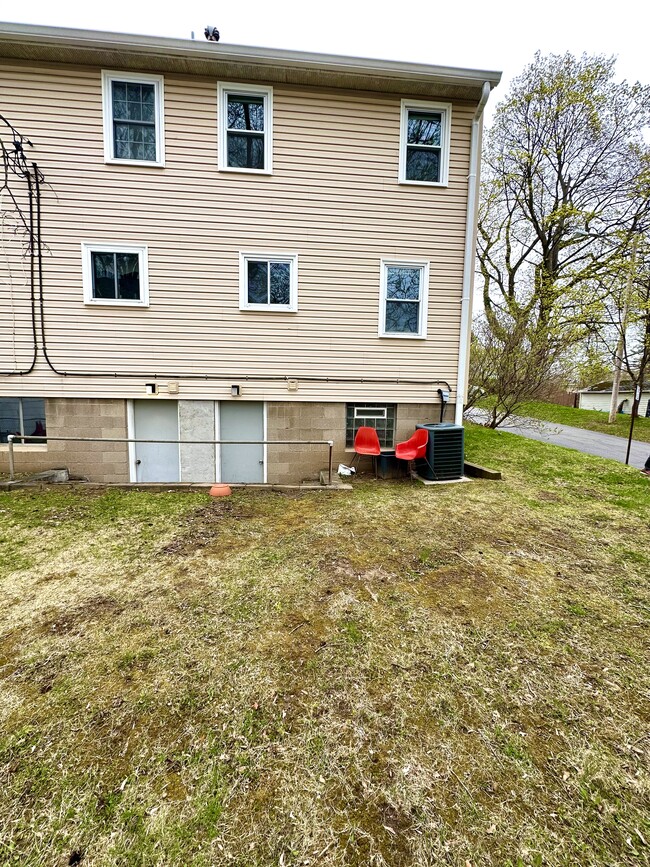 Back yard with walk out access from the lower level - 1082H Mount Hope Ave