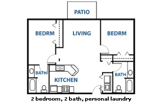 2BR/2BA - 6800 Olivieri Place