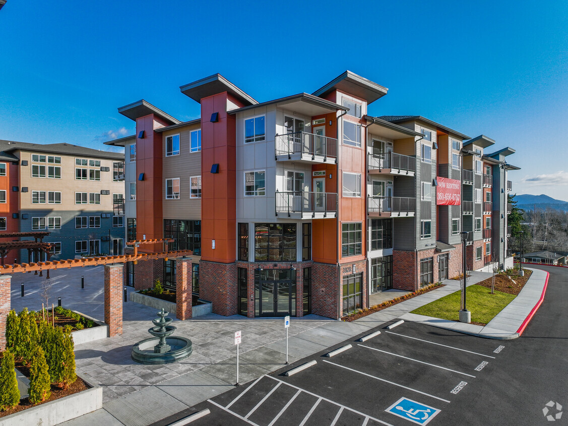 Entrada al Clubhouse y al patio - Park Place Apartments