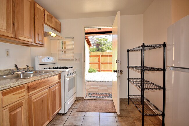 Backyard off kitchen - 1853 Mann St