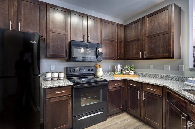 2HAB, 2BA - 1,260 ft² - Cocina - York Woods at Lake Murray Apartment Homes
