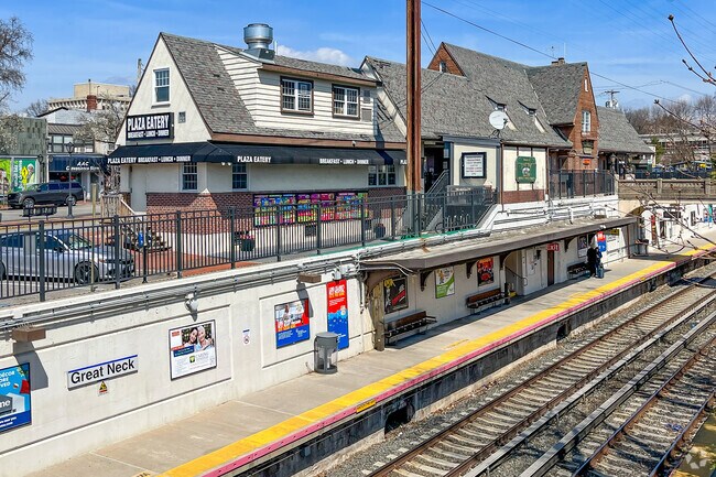 Long Island Railroad Great Neck Branch provides transportation for locals.