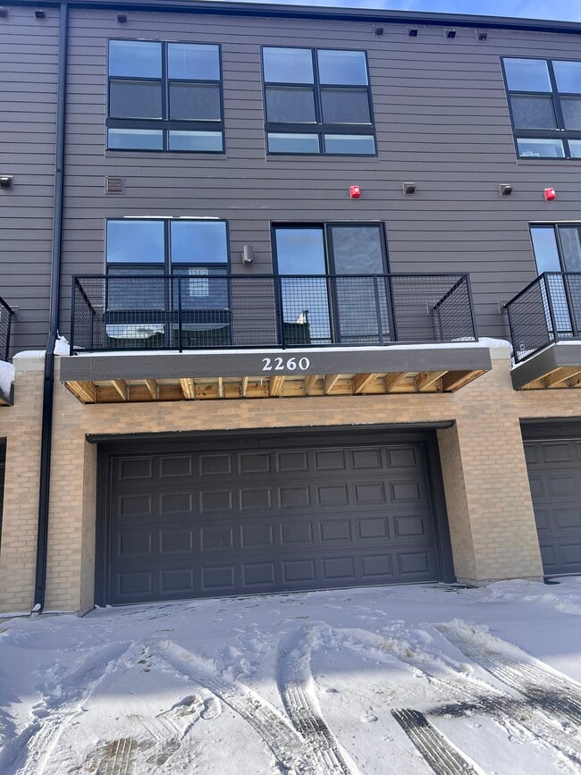 Garage entrance - 2260 Blue Ct