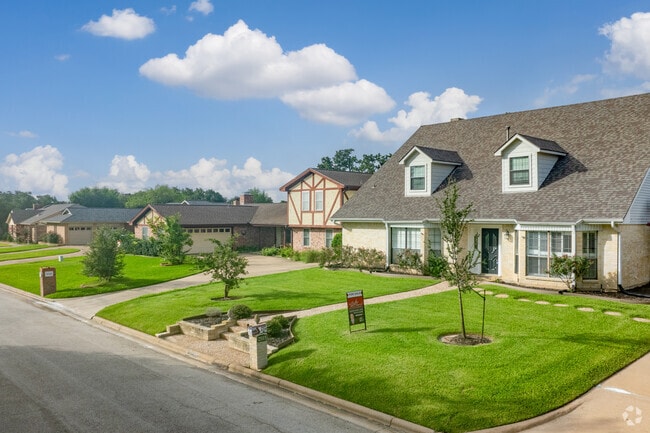 Briarcrest offers large homes on spacious lots for comfortable living.