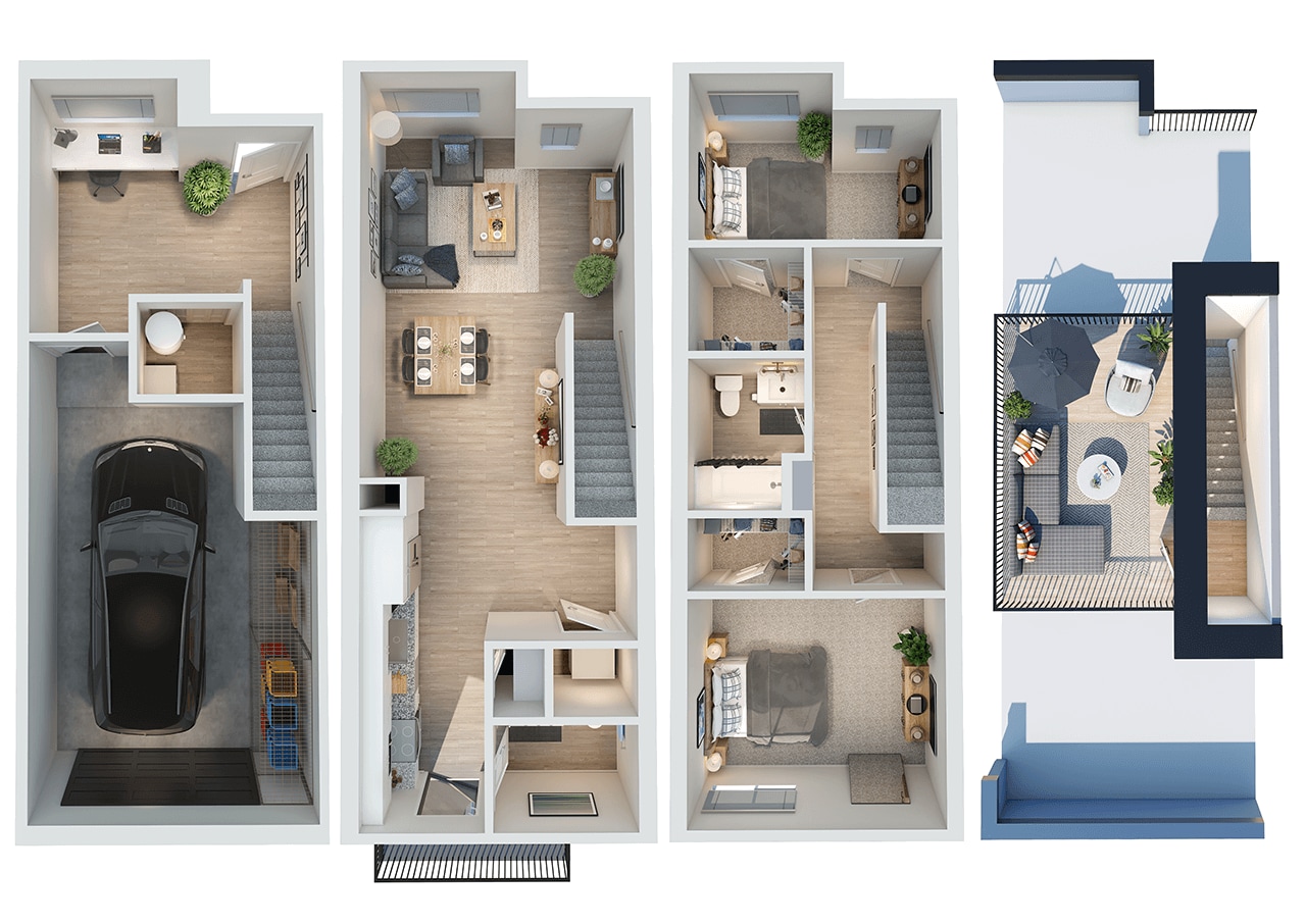 Park Lamont Townhomes – Townhome C
