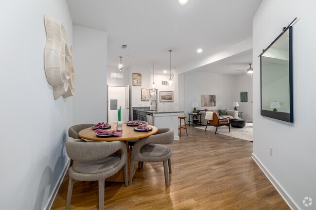 Dining Room into Kitchen & Living Room - The Leo LoSo