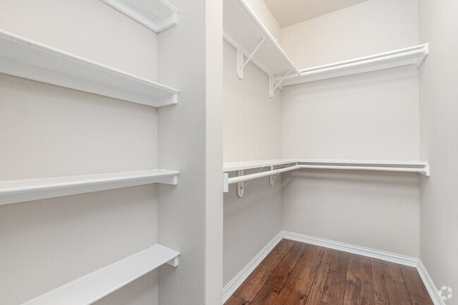 2BR, 2BA - 975SF - Primary Closet - 12A Apartments