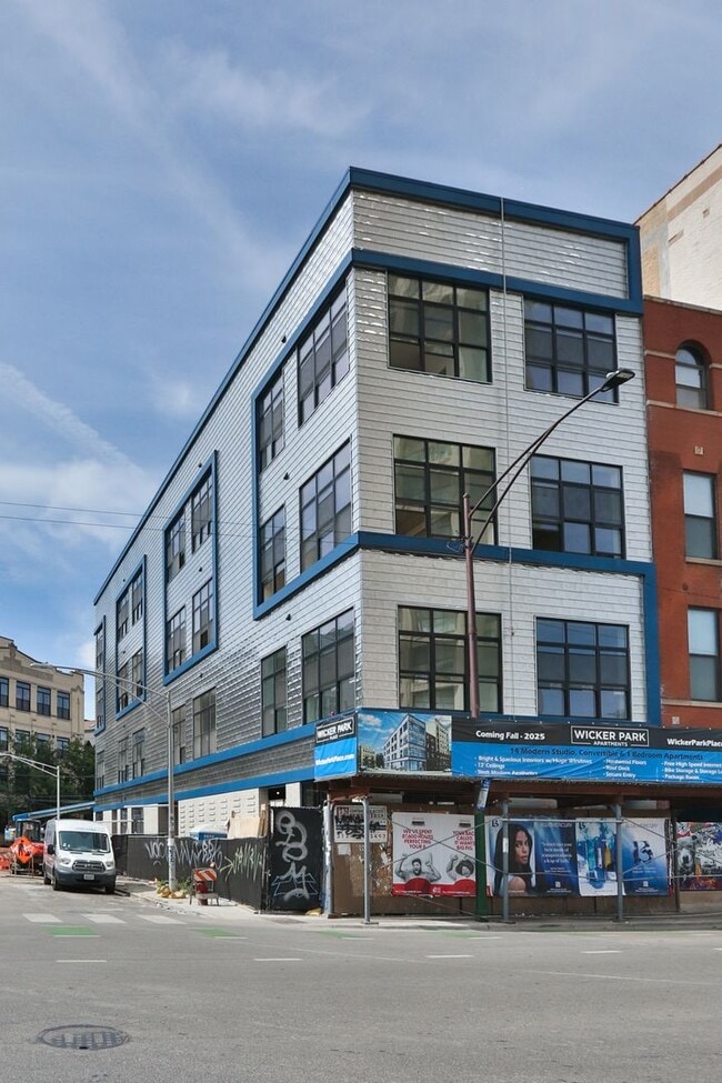 Photo - ARO- Affordable 1 Bedroom Apartment Brand New 1 Bed in Wicker Park. 12' Ceilings. Huge Windows, E...