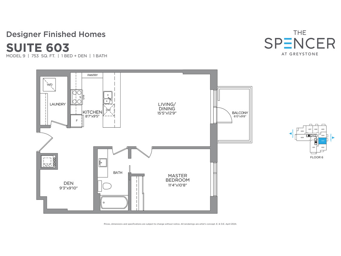 Primary Photo - Suite 603 - The Spencer At Greystone