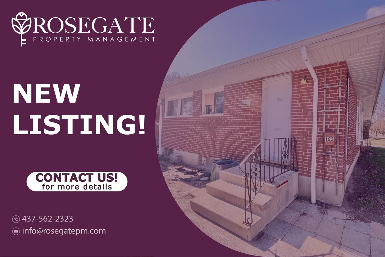 Photo principale - Bright 2-Bedroom Multiplex Unit with Parking in London!