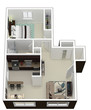 The Dona 1 Bedroom 1 Bath