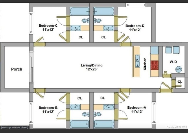 Floorplan - 11006 Diploma Dr
