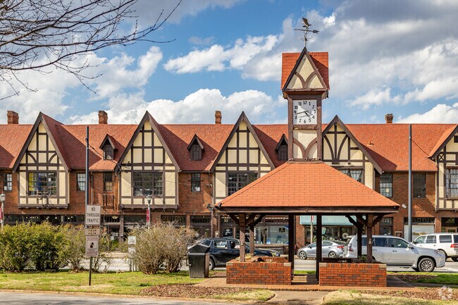 Local retail shops line the streets of downtown Avondale Estates.