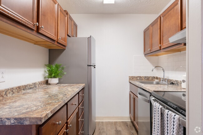 1BR, 1BA - 640 SF - Kitchen - Boulevard Towers