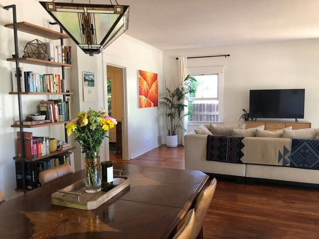 Living Room and Second Bedroom Door - 616 N Wilson Ave