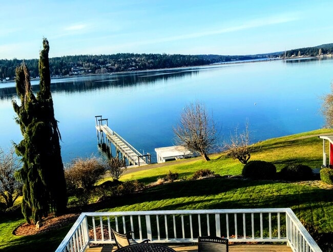 Private waterfront house with dock.  Rented furnished - 7107 120th St NW
