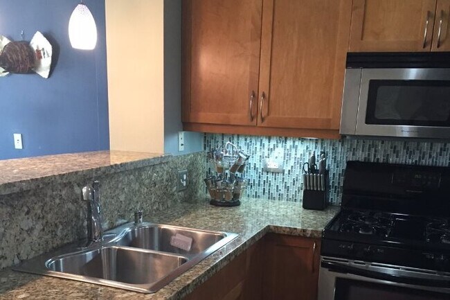 Kitchen with Stove and Microwave - 530 K St