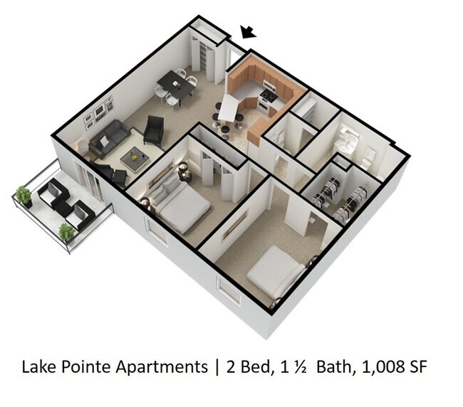 Interior Photo - Lake Pointe Apartments