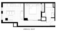 Urban 1 Bed 1 Bath G