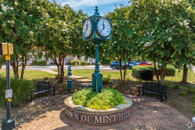 The Mint Hill downtown area is known for its classic charm.