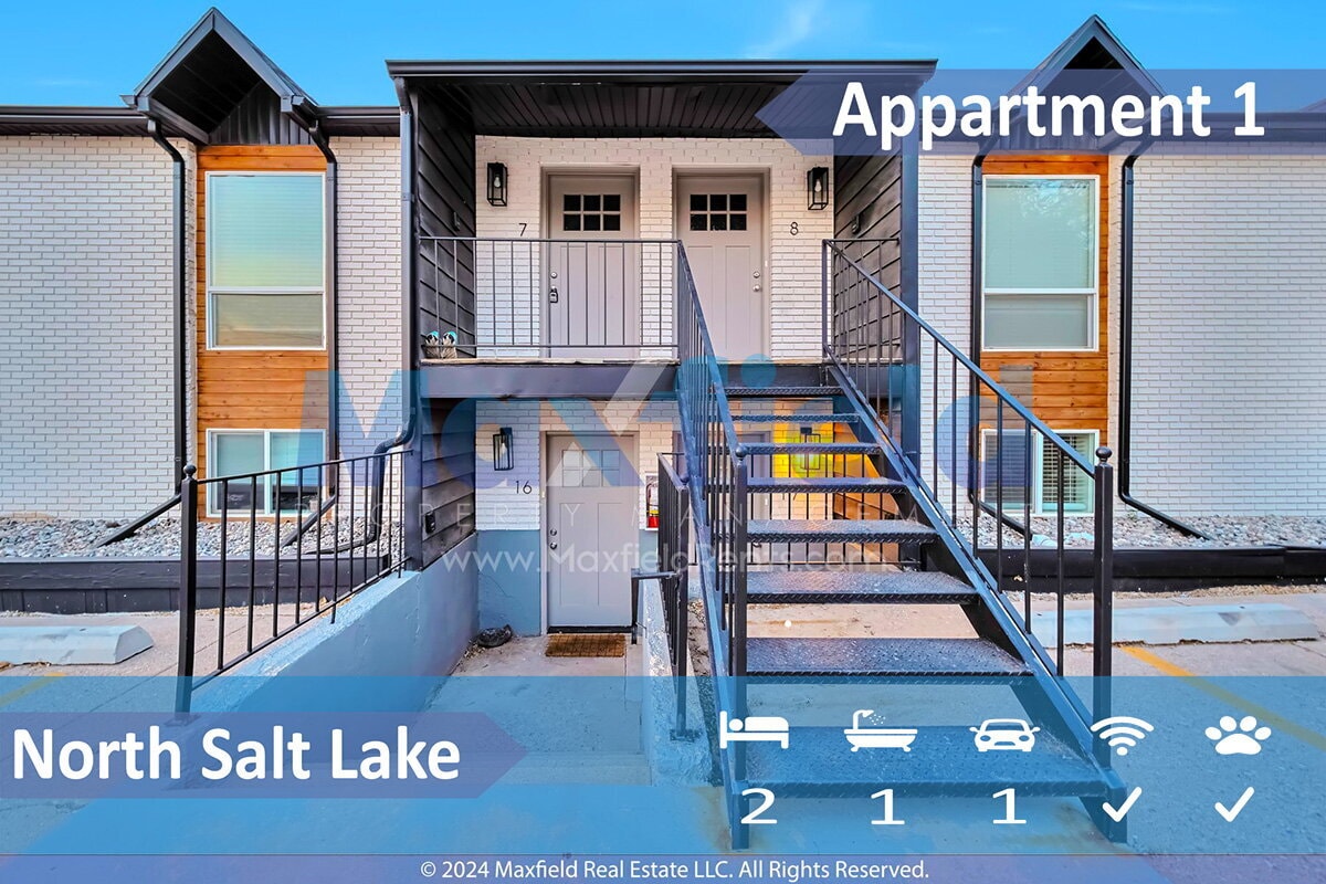 FREE 4 WEEKS Rent- North Salt Lake 2 BD 1 BA - $500.00 Security Deposit OAC -Brookside Lofts Unit 01 - FREE MONTH! North Salt Lake 2 BD 1 BA - $500.00 Security Deposit OAC -Brookside Lofts Unit 01