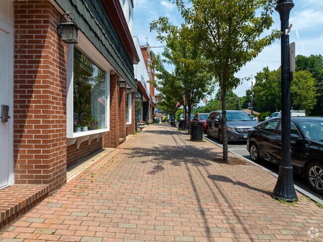 Quaint shops line the streets of Downtown Seymour.