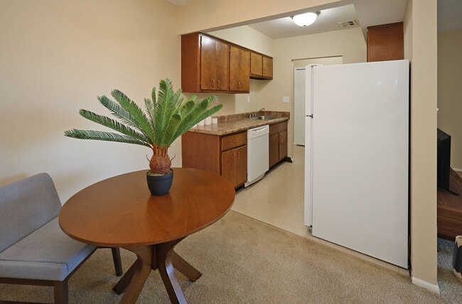 Model Suite Kitchen and Dining Area - Westbrook Village