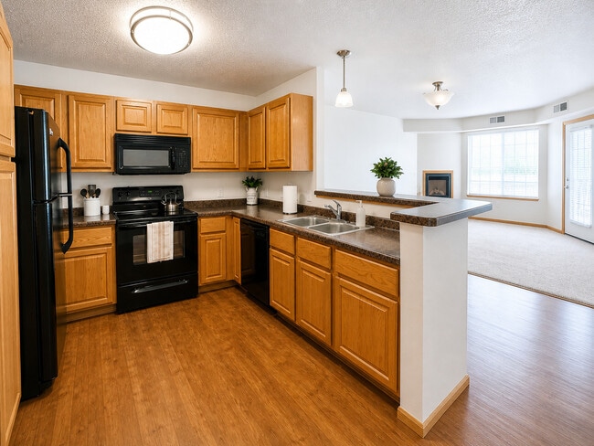 1 Bedroom Kitchen - Edgewater I, II & III