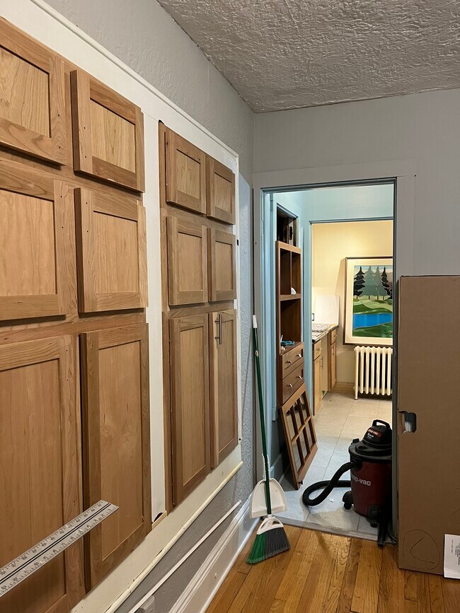 New solid wood built ins - 1314 Williamson St