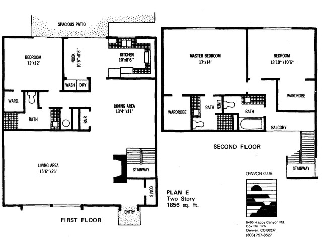 Plano de planta - Canyon Club Condos