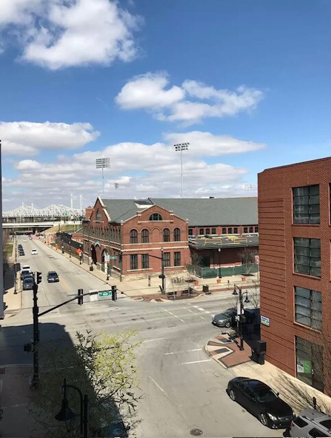 View from Private Balcony - 324 E Main St