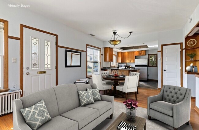 staged living/dining nook - 235 N Barton St