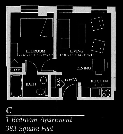 1BR/1BA - Scott Hill Retirement Community