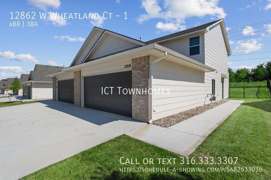 12862 W Wheatland Ct, Wichita, KS 67235 Townhome Rentals in Wichita