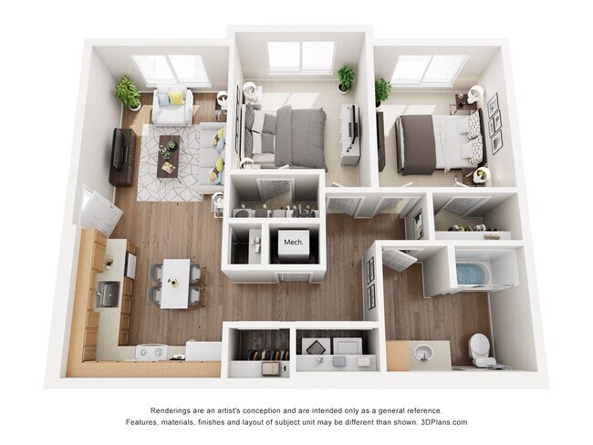 Plano de planta - Volusia Flats