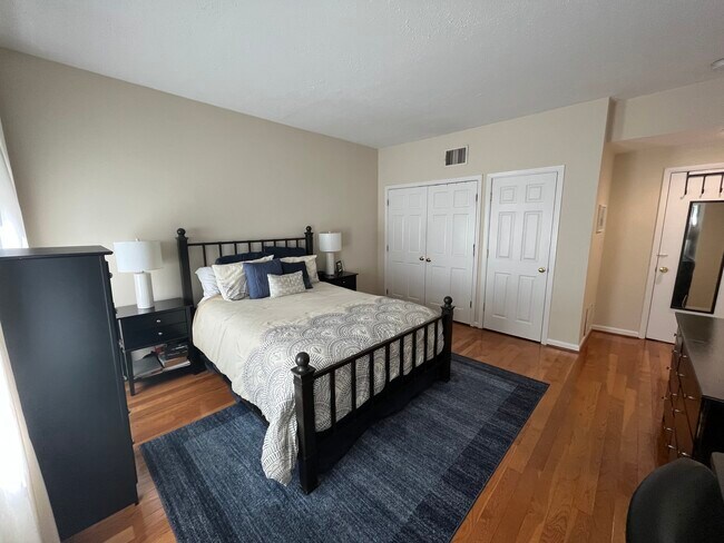 queen bed shown, could fit king - 2210 E Baltimore St
