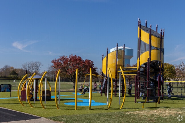 Vandalia has newly renovated playground equipment at the Sports Complex.