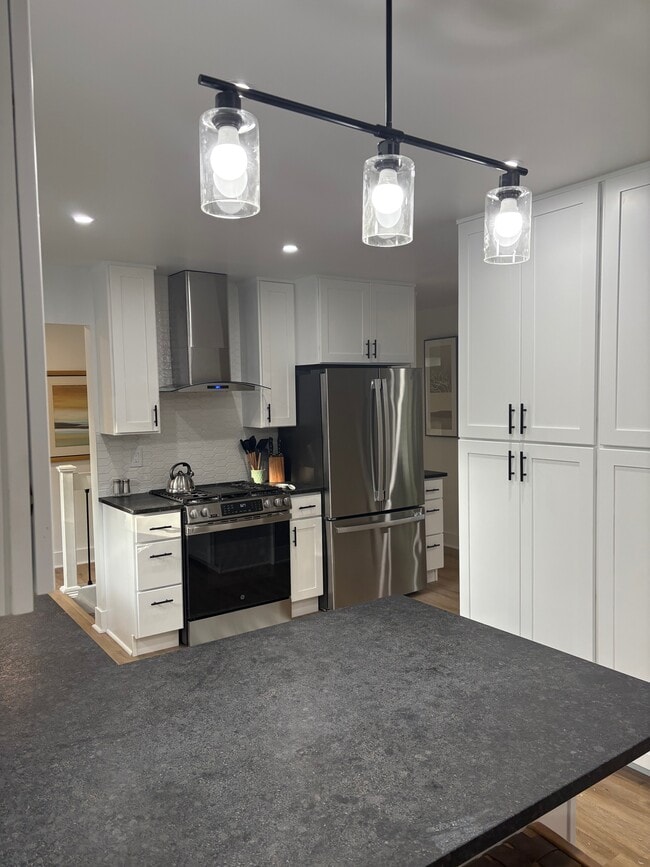 New Stainless Appliance and Pantry Cabinets - 3527 Hillside Dr
