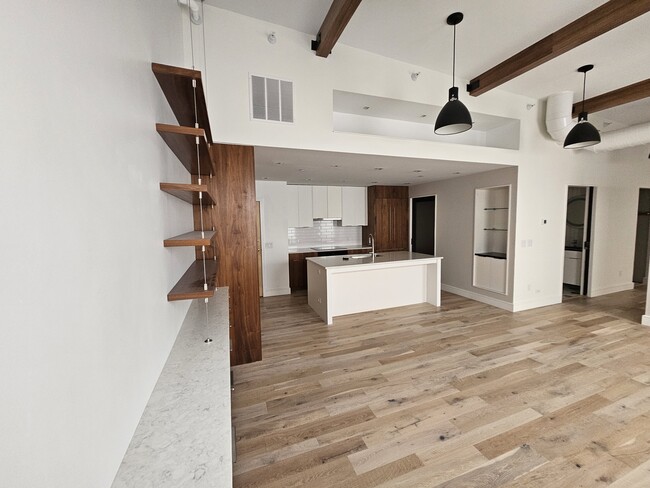 Living / Kitchen - 319 Broadway N