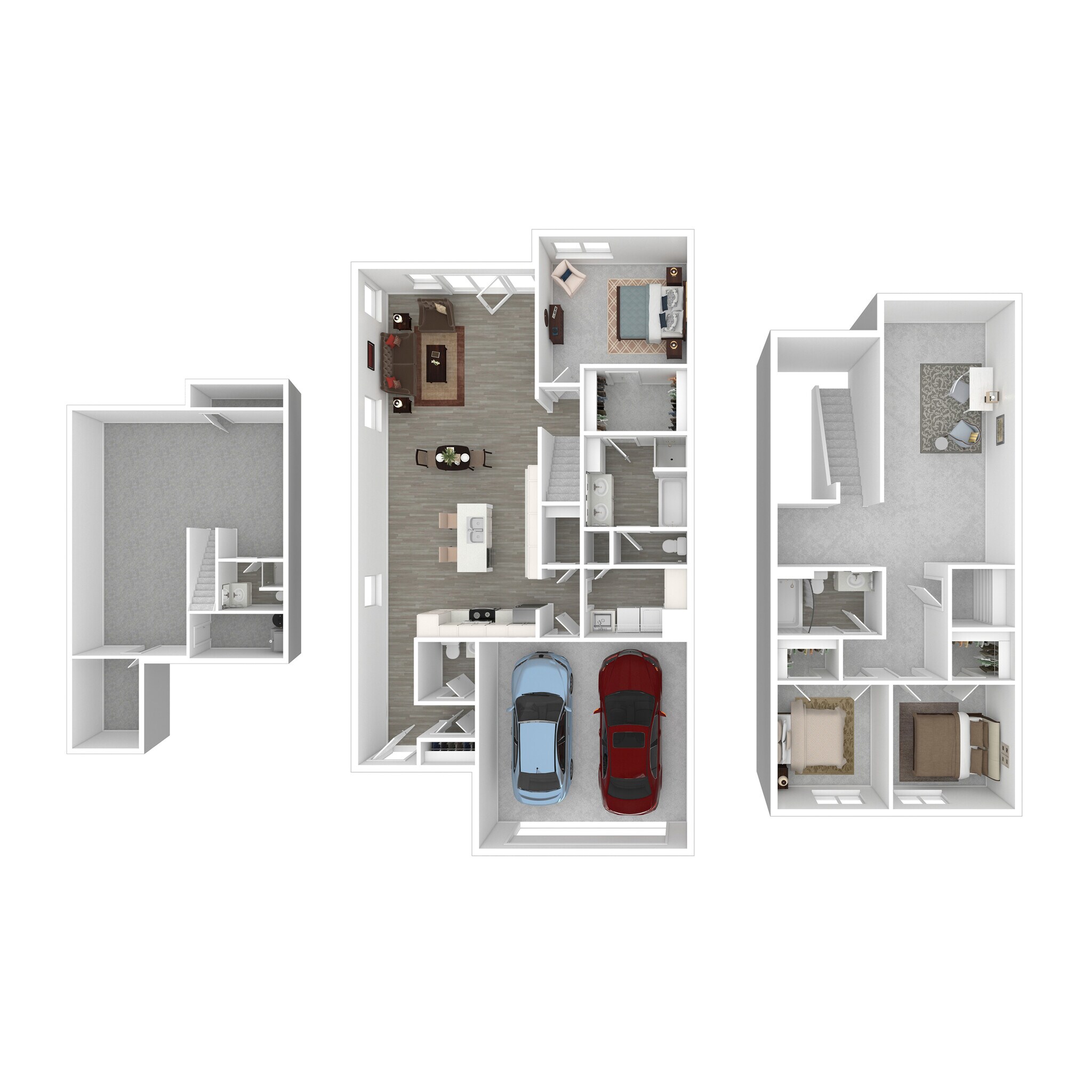 Luxe at Pepper Pike – D - Three Bedroom with Loft