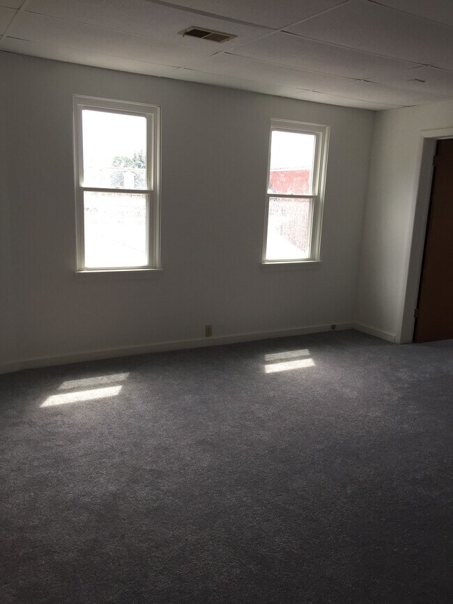 Large Living Room with new carpets - windows overlook Butler Street - 4517 Butler St