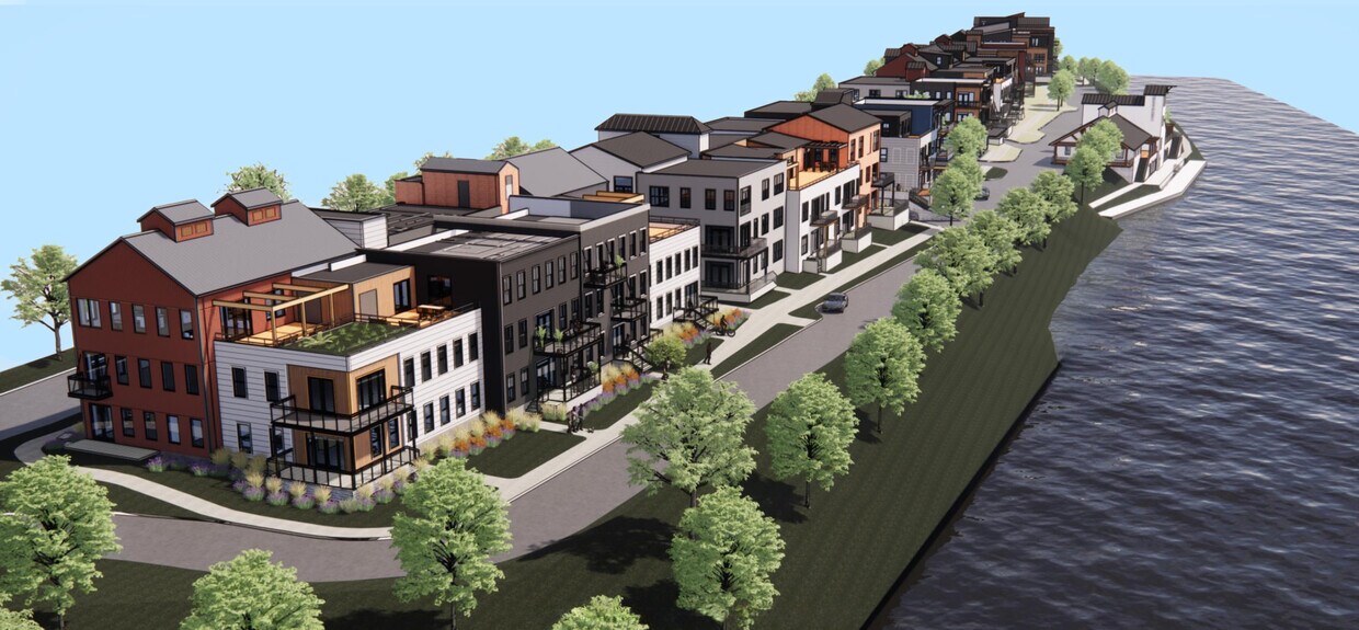 Aspecto proyectado de los edificios - Westport Crossing