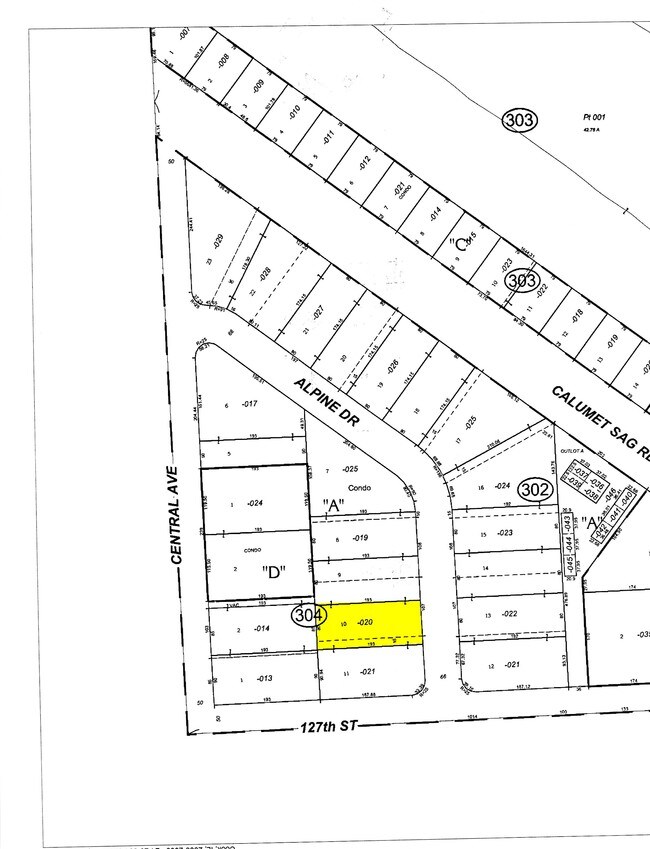 Plat Map - 12640 S Alpine Dr