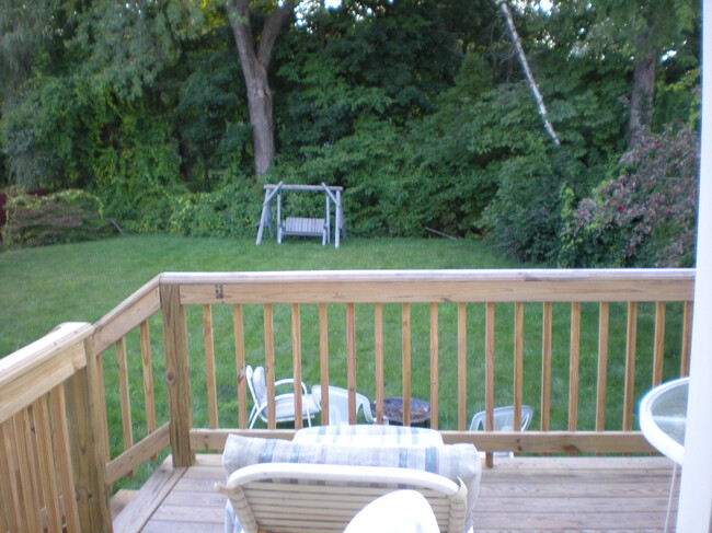 Deck off kitchen door - 315 Sawyer St