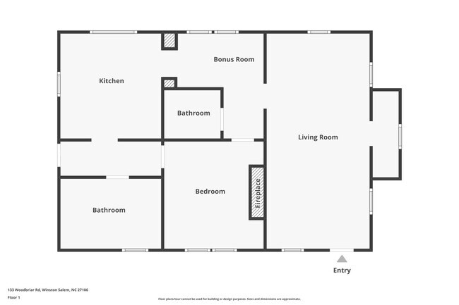 Foto del edificio - 1BR/1BA Charming Home w/ Bonus Room Off Polo Rd, Near WFU!