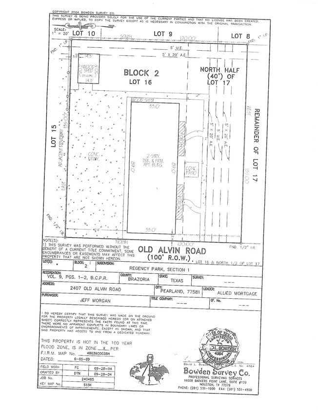 Other - Survey - Cottage Grove Apartments of Pearland
