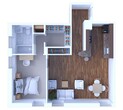 1 Bedroom Floor Plan A8