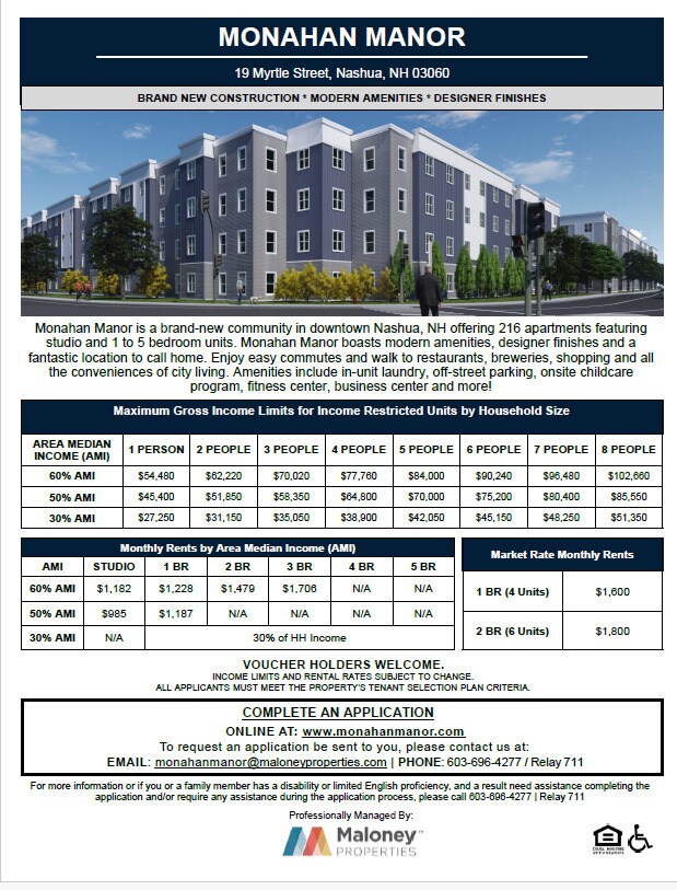 Monahan Manor Apartments in Nashua, NH