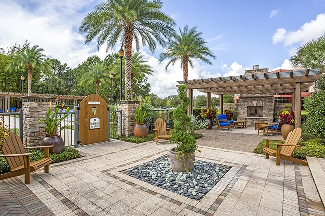 Lakeside Fireplace - Coventry Park Apartments